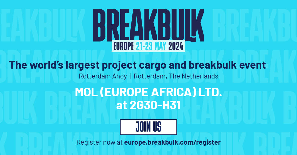 MOL, Breakbulk Europe 2024'e katılıyor MOL Turkey